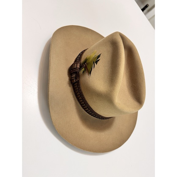 Country Gentleman Dynafelt 100% Fur blend Water Repellent Hat Men's Size M Brown - Picture 13 of 15